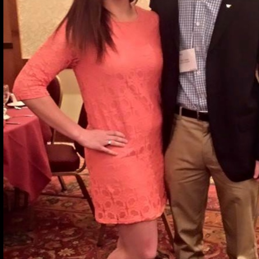 Peach dress